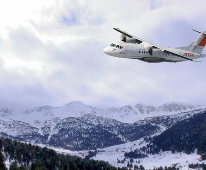 ATR über Andorra: Das Fürstentum lebt vom Tourismus.