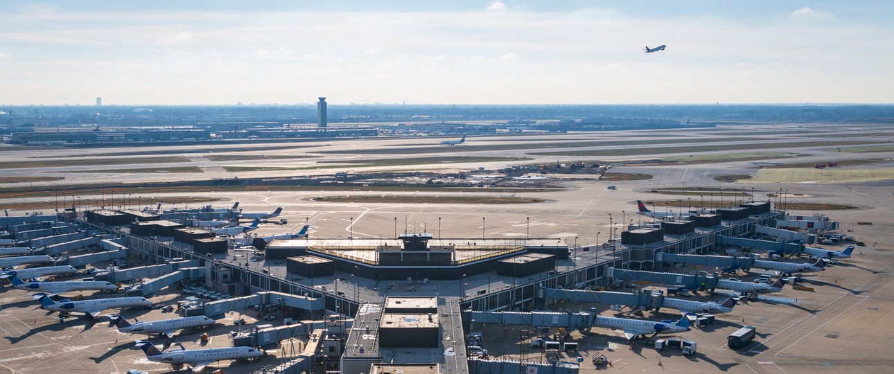 Flughafen Chicago: Er wäre von Einschränkungen betroffen
