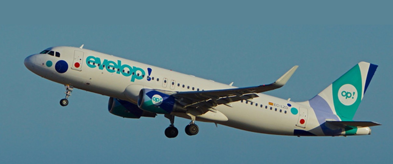 A320 von Evelop: Die Airline hat neue Ziele im Visier.