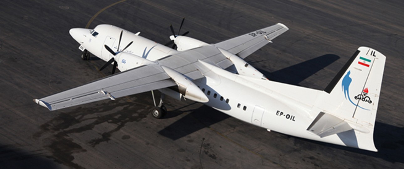 Fokker 50 von Naft Airlines: Die Fluggesellschaft will Jets von Airbus.