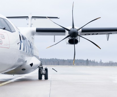 ATR 72: Tochter Nordic Regional Airlines fliegt damit kurze Strecken für Finnair.