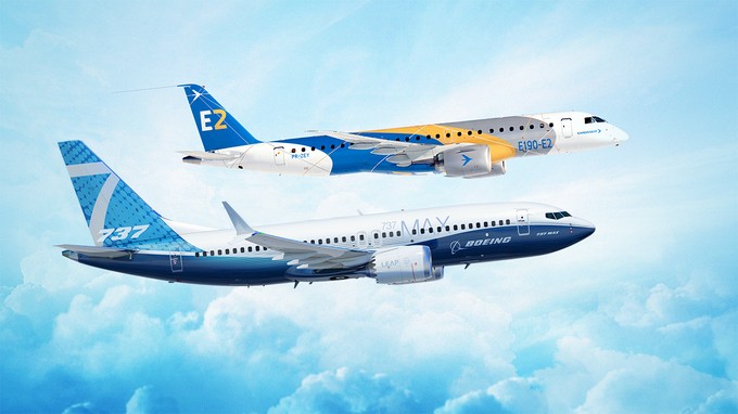 Boeing und Embraer fliegen künftig parallel.