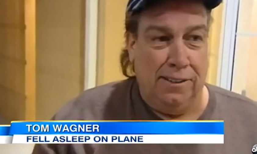 Tom Wagner: United vergaß den Passagier einfach.
