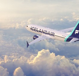 Fliegen im Herz des Atlantik