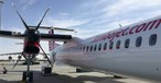 Eine Dash 8-400 der kenianischen Jambojet: Afrika und Asien wichtig für den Flieger.