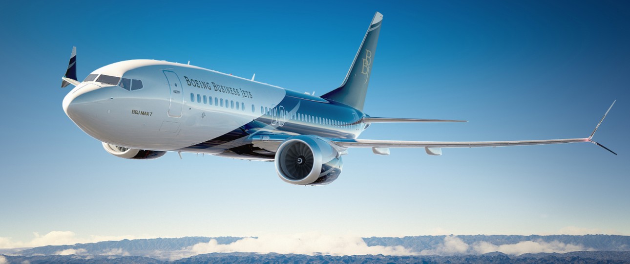 Visualisierung einer 737 Max 7 in der Businessjet-Version BBJ: Wann darf sie wieder fliegen?