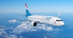 Boeing 737 Max in den Farben von Luxair: Schon im Sommer unterwegs.