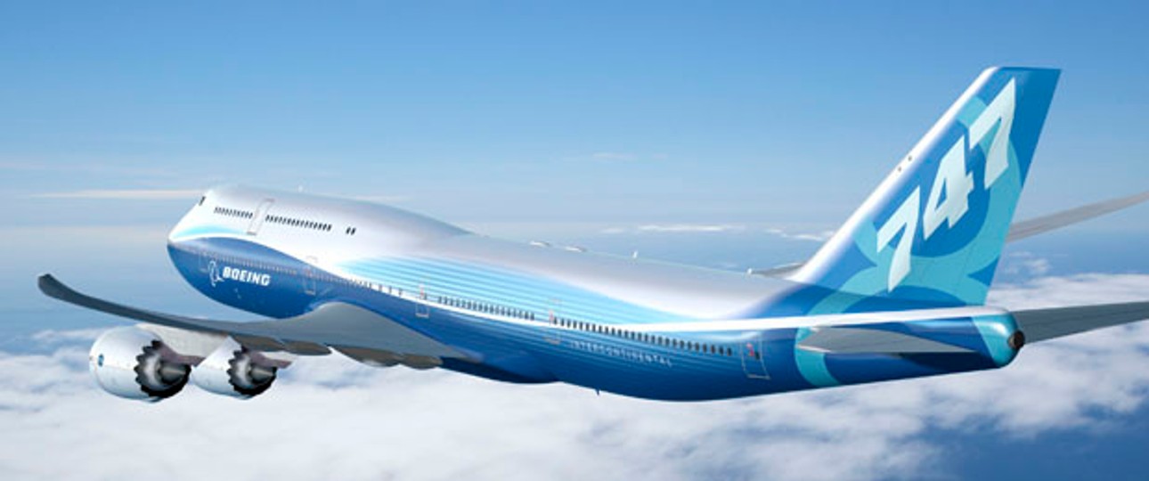 Die Boeing 747-8 besteht nicht.