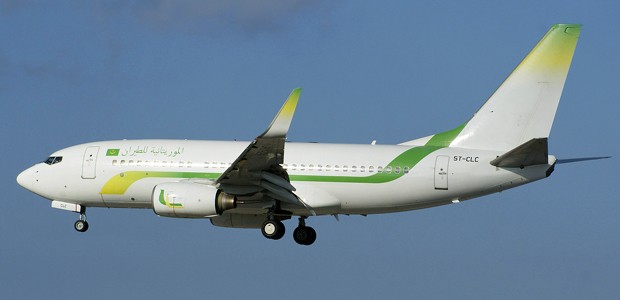 Boeing B737 von Mauritania Airlines: Ziel Las Palmas.