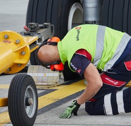 Abfertigung eines Flugzeuges: Die Swissport-Tochter in Belgien ist am Ende.