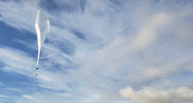 Wetterballon von Windborne: Sorgte für Schaden an der Boeing 737 Max von United.