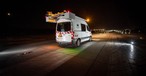 Fahrzeug mit Lasersystemen: Flughafen Basel-Mulhouse überprüft Start- und Landebahn mit neuer Technik.