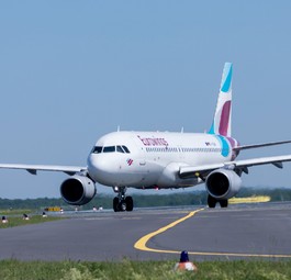 Airbus A320 von Eurowings: Seltener auf dem Balkan anzutreffen.