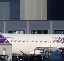 Der erste Airbus A321 Neo für HK Express: Trägt die neue Bemalung.