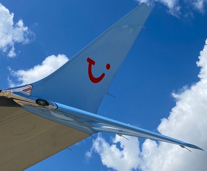 Winglet einer Boeing 737 Max von Tuifly: Die Saisons in Europa werden länger.