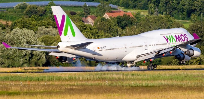 Spain's Wamos Air is also a jumbo jet operator - with five 747-400.