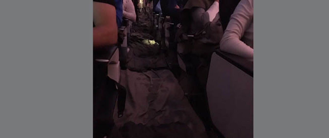 Gang des A380: Die Flugbegleiter legten den Sumpf trocken.