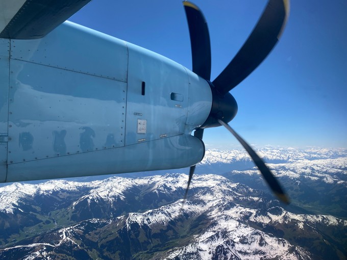 Mit der Dash 8 endete auch die Propeller-Ära bei AUA.