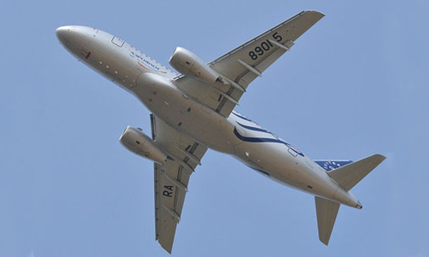 Sukhoi Superjet in der Luft: Die russische Regierung subventioniert den Kauf der Flugzeuge.