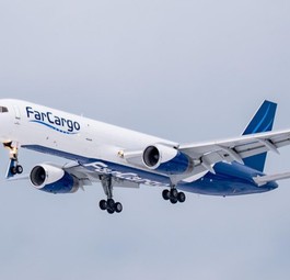 Die Boeing 757-200 von Farcargo: Die Airline machte eine vierwöchige Zwangspause durch.