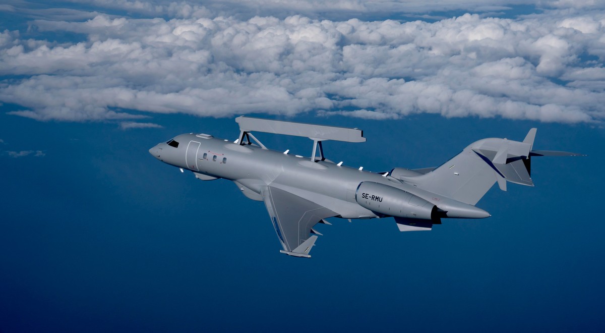 Saab Global Eye: Basis ist eine Bombardier Global 6000/6500.