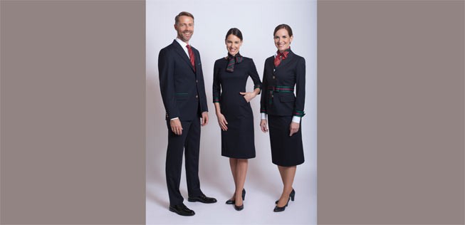 Neu ist Blau vorherrschend - ein Blau fast so dunkel wie das Lufthansa-Blau in der ersten Version.