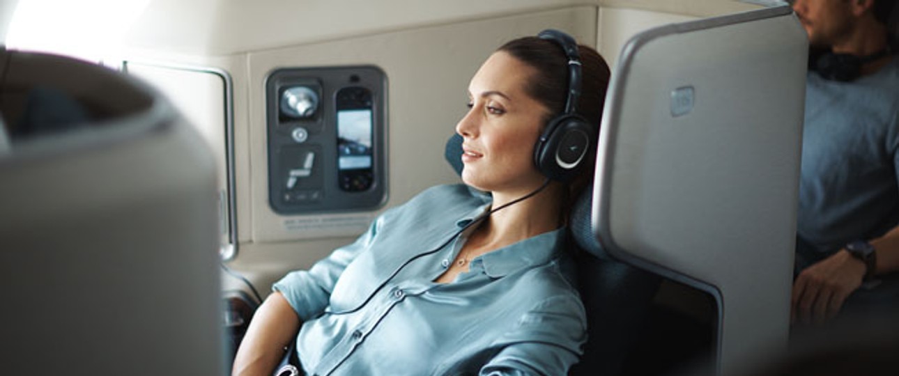 Business-Kabine von Cathay: Die Sitze von Zodiac machen Probleme.