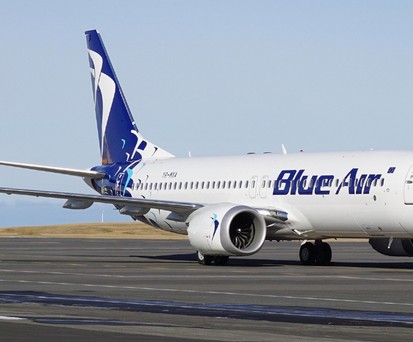 Boeing 737 Max von Blue Air: Fünf Stücken gehörten zur Flotte.