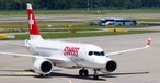 CS100 mit dem Kennzeichen HB-JBA: Dieser Flieger von Swiss ist inzwischen als Airbus A220 bekannt.