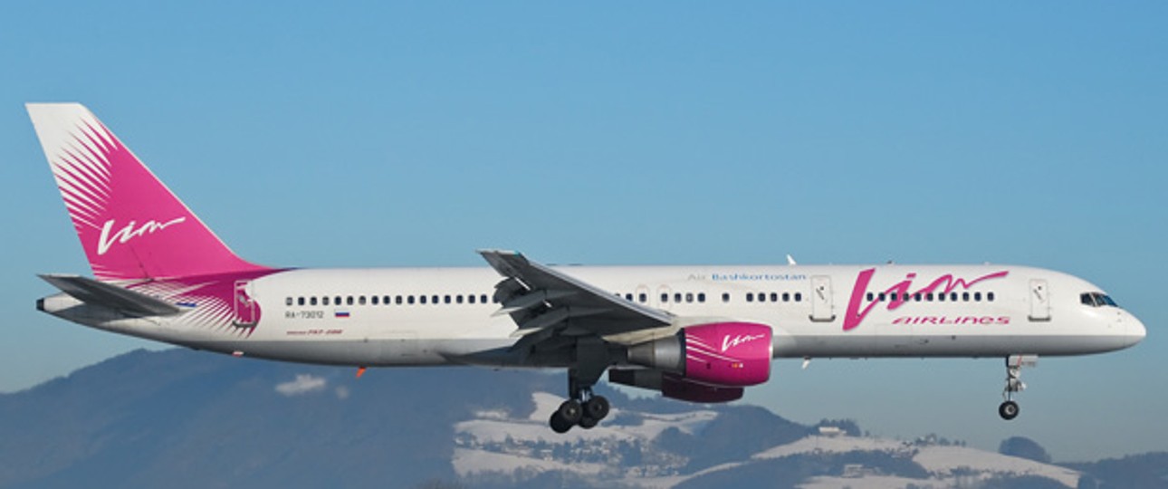B757-200 von Vim-Avia: Vorerst darf man nicht mehr in Europa landen.
