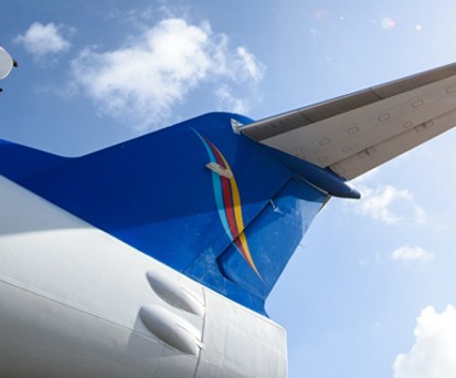 Maschine von Insel Air: Etliche können zurzeit nicht abheben.