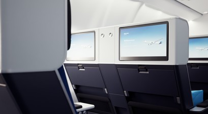 Discover Airlines Ocean Blue Premium Economy Class 5