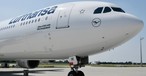 Airbus A340-600 von Lufthansa: Wechselt von München nach Frankfurt.