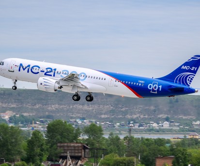 Die MS-21 von Irkut: Russische Airlines bekommen die Maschine deutlich billiger.