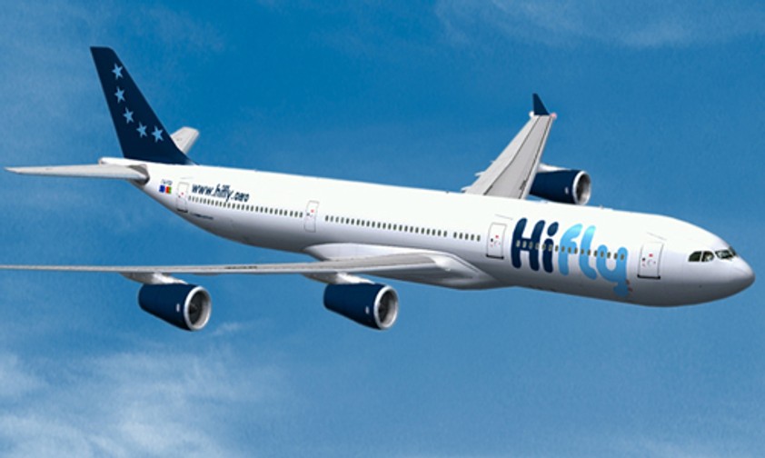 Airbus A340 von Hi Fly: Fliegt neu auf der speziellen Route.
