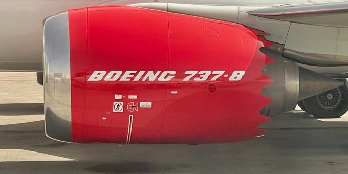 Platz 8: Boeing 737 Max 8 - 353.144 Flüge.