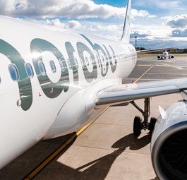 Marabu Airlines Airbus ES-MBD: Die Airline ist in diesem Sommer mit 12 Flugzeugen unterwegs.