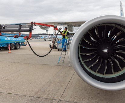 Betankung mit E-SAF-Anteil bei KLM: Vorerst nur ein Demonstrationsflug.