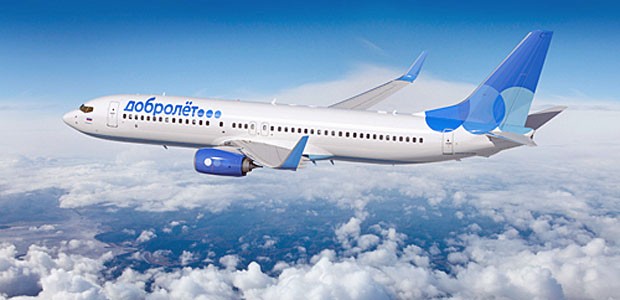 Boeing 737 von Dobrolet: Kurs auf Simferopol.