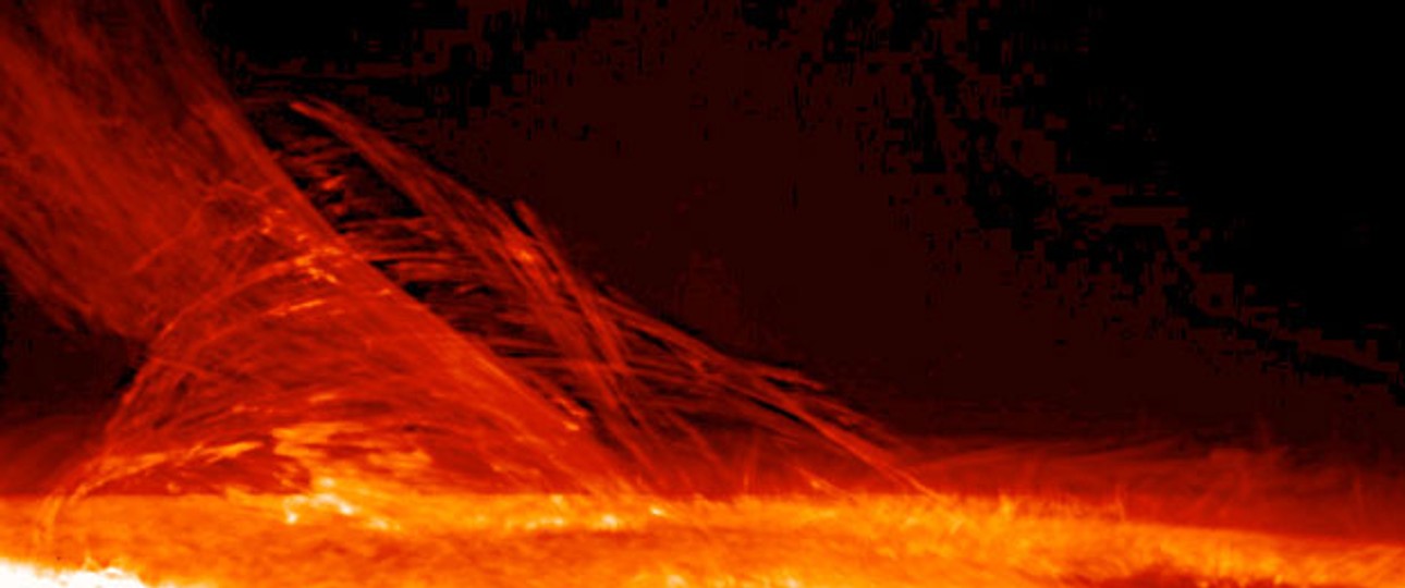 Die Oberfläche der Sonne in einer Aufnahme der NASA