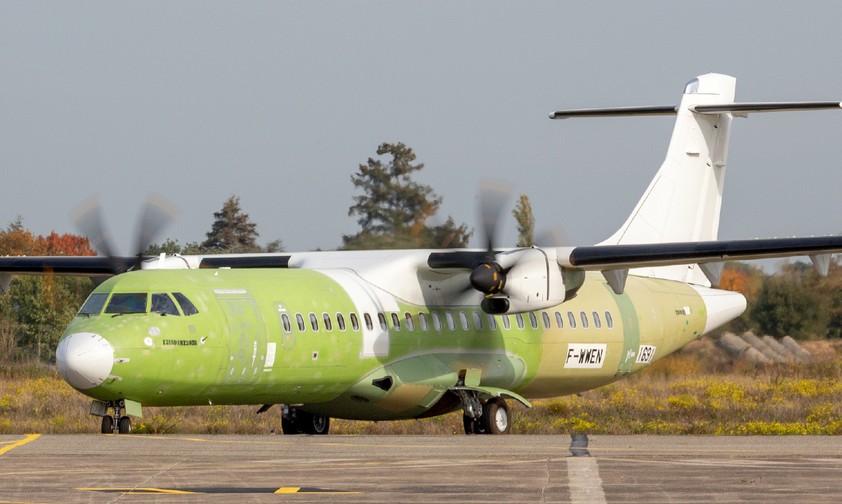 Die 29. ATR 72-600 von Air New Zealand hier noch in der Testflugphase in Frankreich: Der Flieger ...