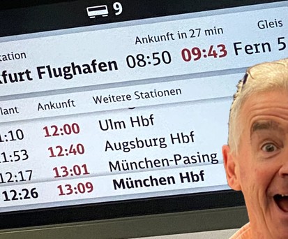 Verspätete Züge am Flughafen Frankfurt: Für Ryanair-Chef Michael O'Leary kein Problem.