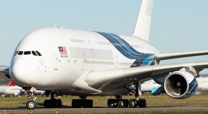 airbus a380 malaysia airlines 9m mne tarbes