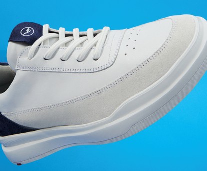 Lufthansa-Sneaker von Lloyd: Wird beworben mit dem Slogan «The Sky is the Limit».