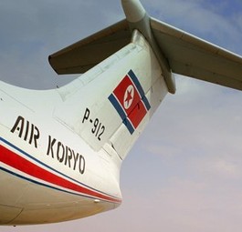 Air-Koryo-Flosse: Im Internet sind Flüge buchbar.