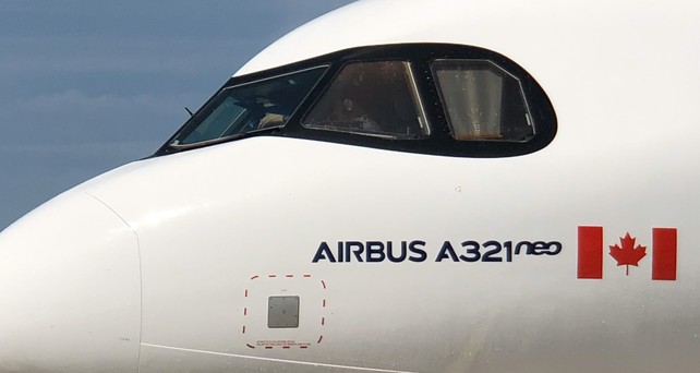 Airbus A321 LR von Air Transat: Die Airline streicht die USA-Flüge.