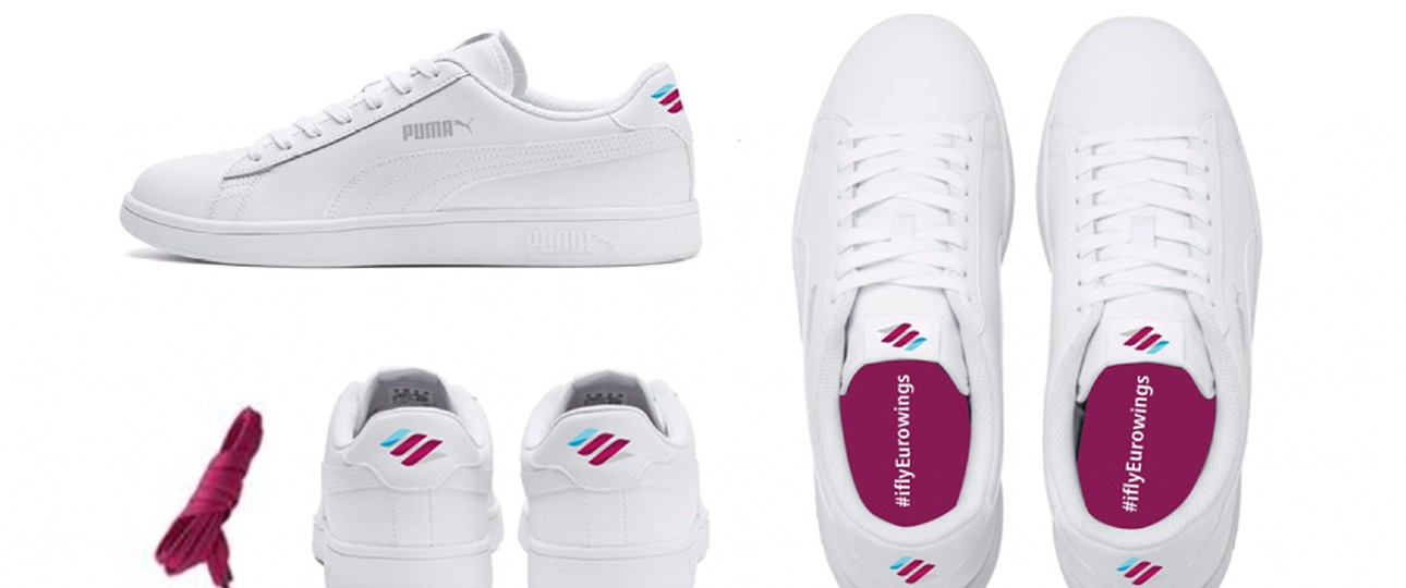 Sneaker von Eurowings: Neue Treter.