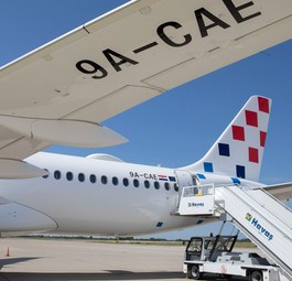 Airbus A220 von Croatia Airlines: Der Wechsel ist teuer.