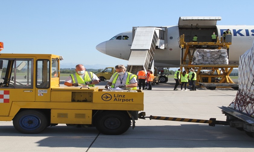 Flieger von Turkish Cargo in Linz: Spannendes Ziel für die Airline.