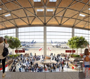 Das Terminal des Port Polska: Platz für vorerst 44 Millionen passagiere.
